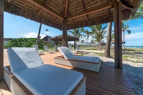 Apartamento Terreo Estiloso Com Piscina No Oka Beach - 104 Порту-де-Галиньяш Экстерьер фото